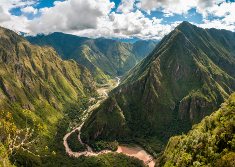Forested mountains in Latin America